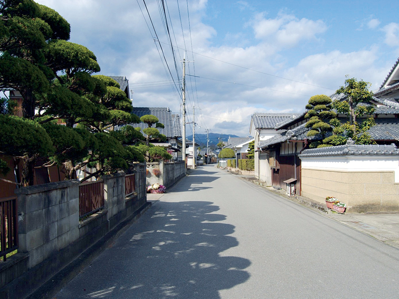 市川町 屋形の町並み
